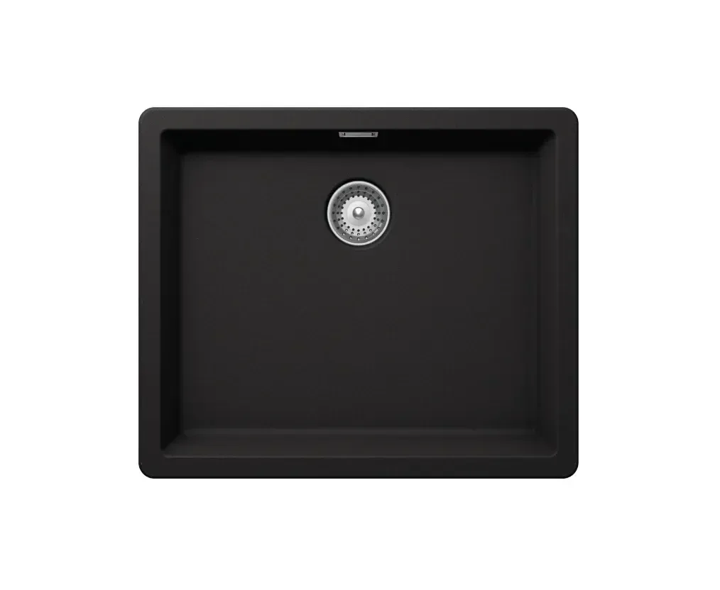 Kitchen sink Shock BROOKLYN N-100L Composite Quartz CRL Single Overmount NERO 55.6*45.6cm BYKN100L013DEUE6101