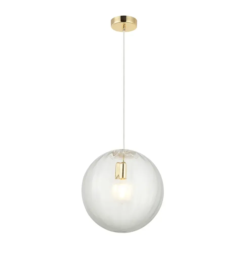 Люстра Viokef DIANA/40 Вт ПРОЗРАЧНАЯ ЗОЛОТО 30*150 см 4294300