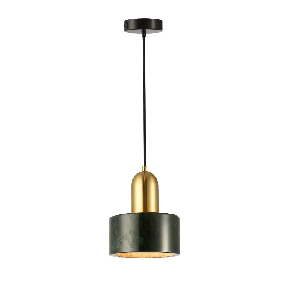 Chandelier Viokef Marble Green and Gold 60W 15*140cm 4266101