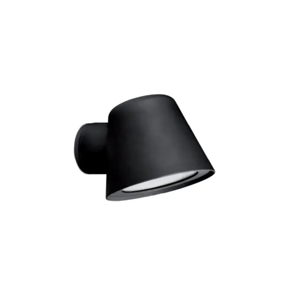 Wall lamp Viokef Marc Pc 7watt black outdoor use 11.8*9.4cm 4282600