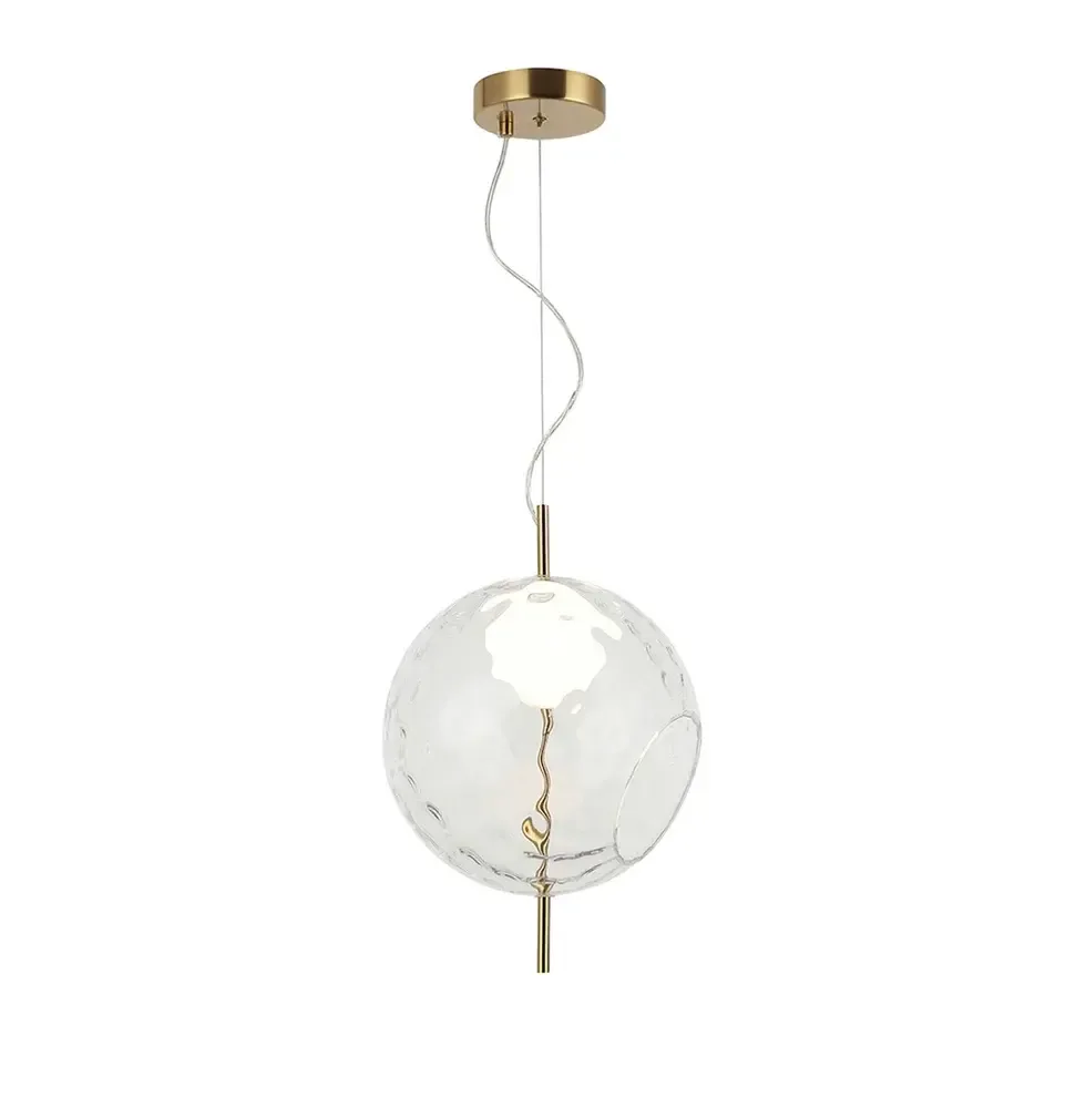 Chandelier Viokef DALIA 7watt Clear Gold 30*150cm 4302700
