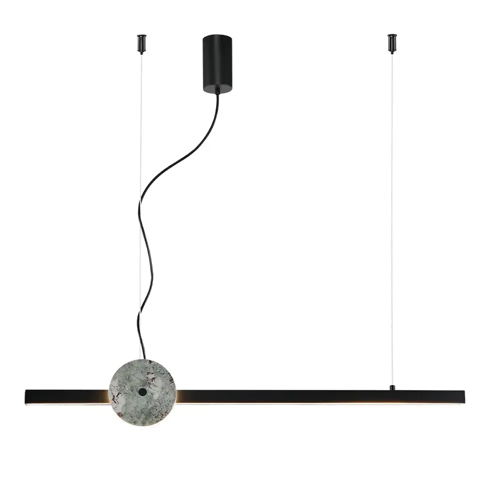 Chandelier Viokef ANAIS LED 24W 3000K Black and Green 100*161.5cm 4300900