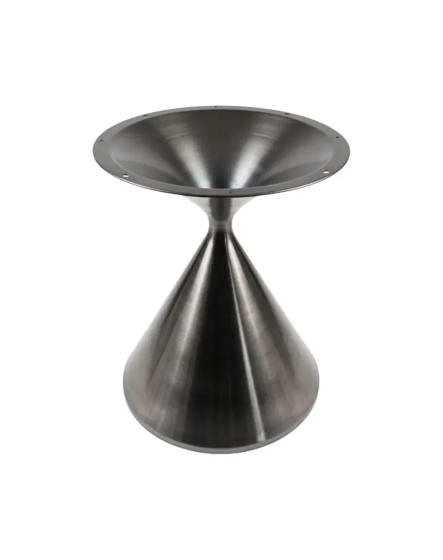 Table leg Miago titanium glossy conical T25-2170