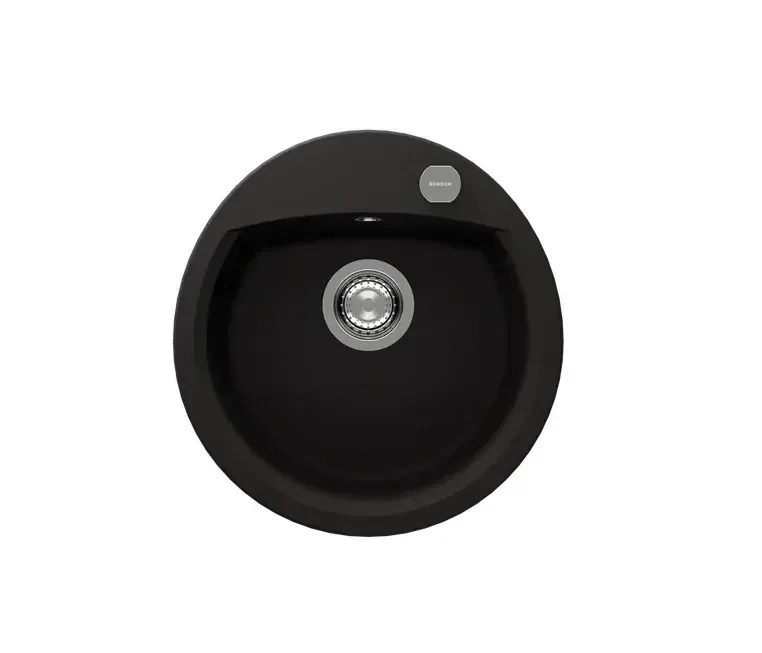 Kitchen sink Schock MANHATTAN R-100 Composite Quartz CRL Single Overmount NERO 39*34.7*19.5cm MANR1000131EU60101