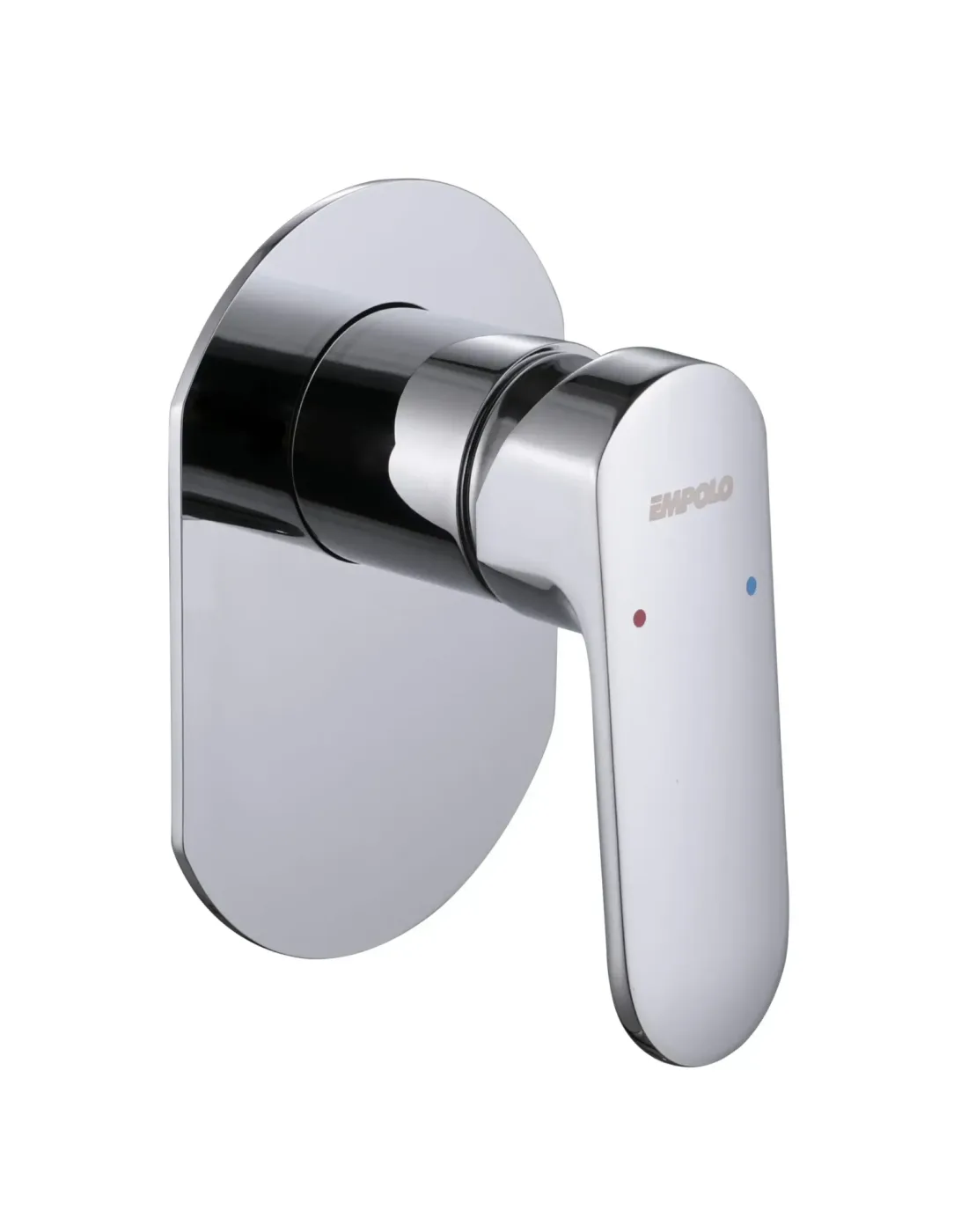 Built-in shower mixer Empolo with internal part square chrome  M86 4700