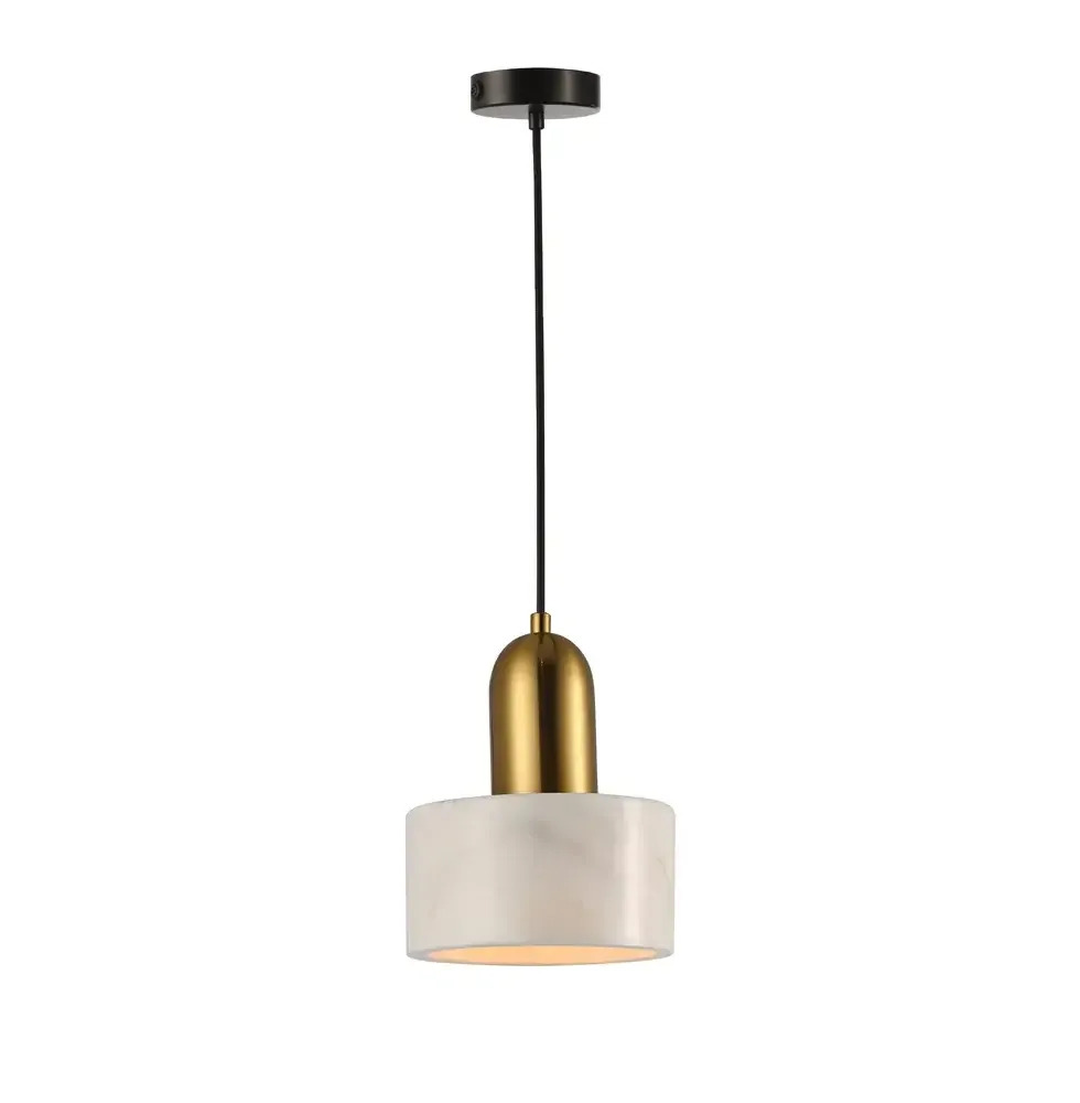 Chandelier Viokef Marble White Gold 60W 15*140cm 4266100