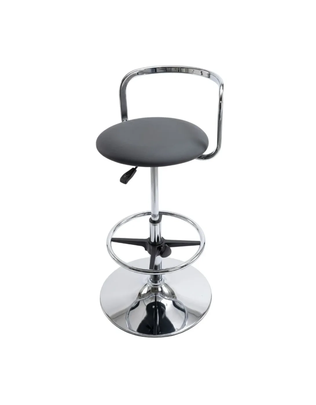 Bar stool Hongqiao swamp green 81#ZP artificial leather with metal backrest height adjustment (SS)CM-B113BS-2