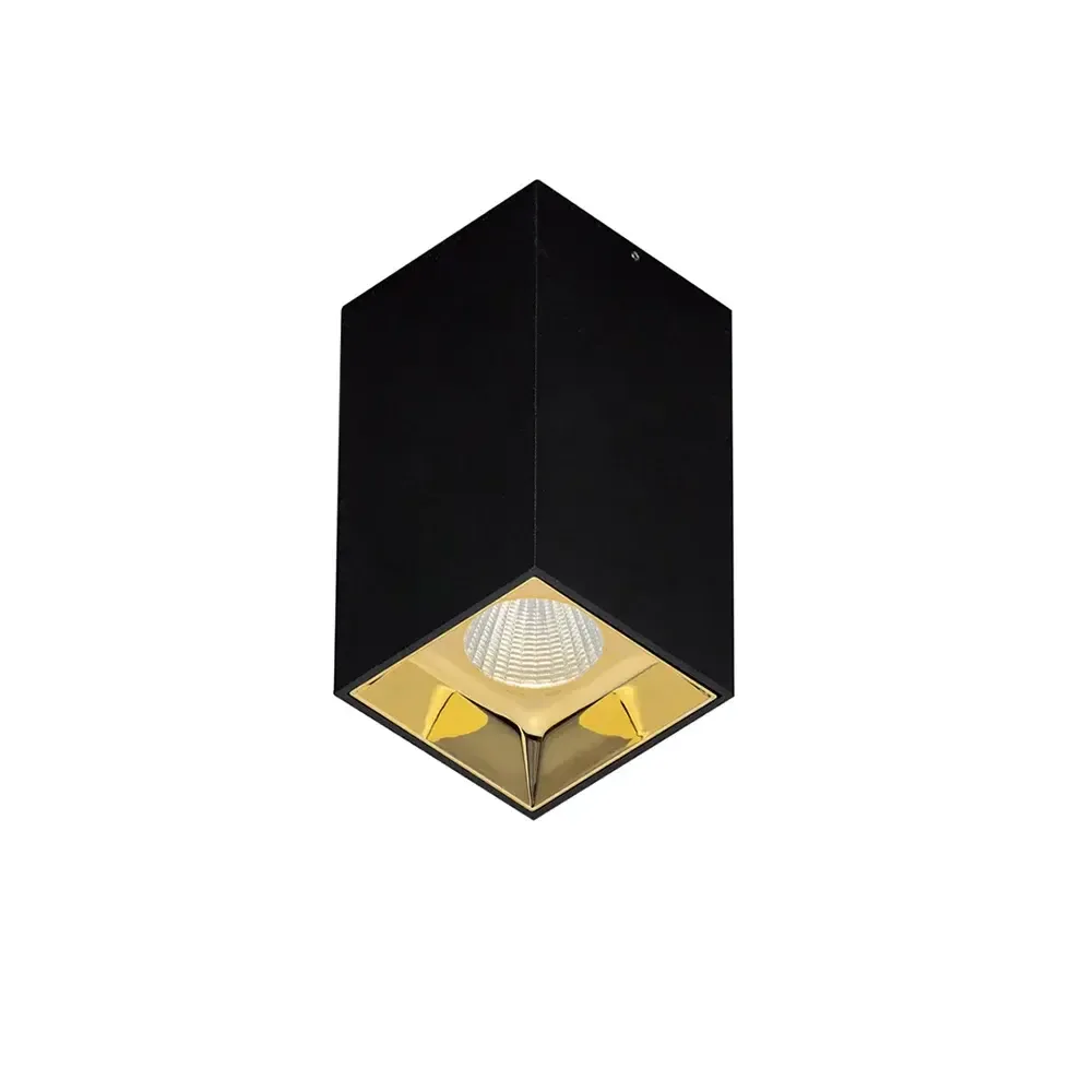Chandelier Viokef GLAM 12watt black and gold 7.5*15cm 4240501