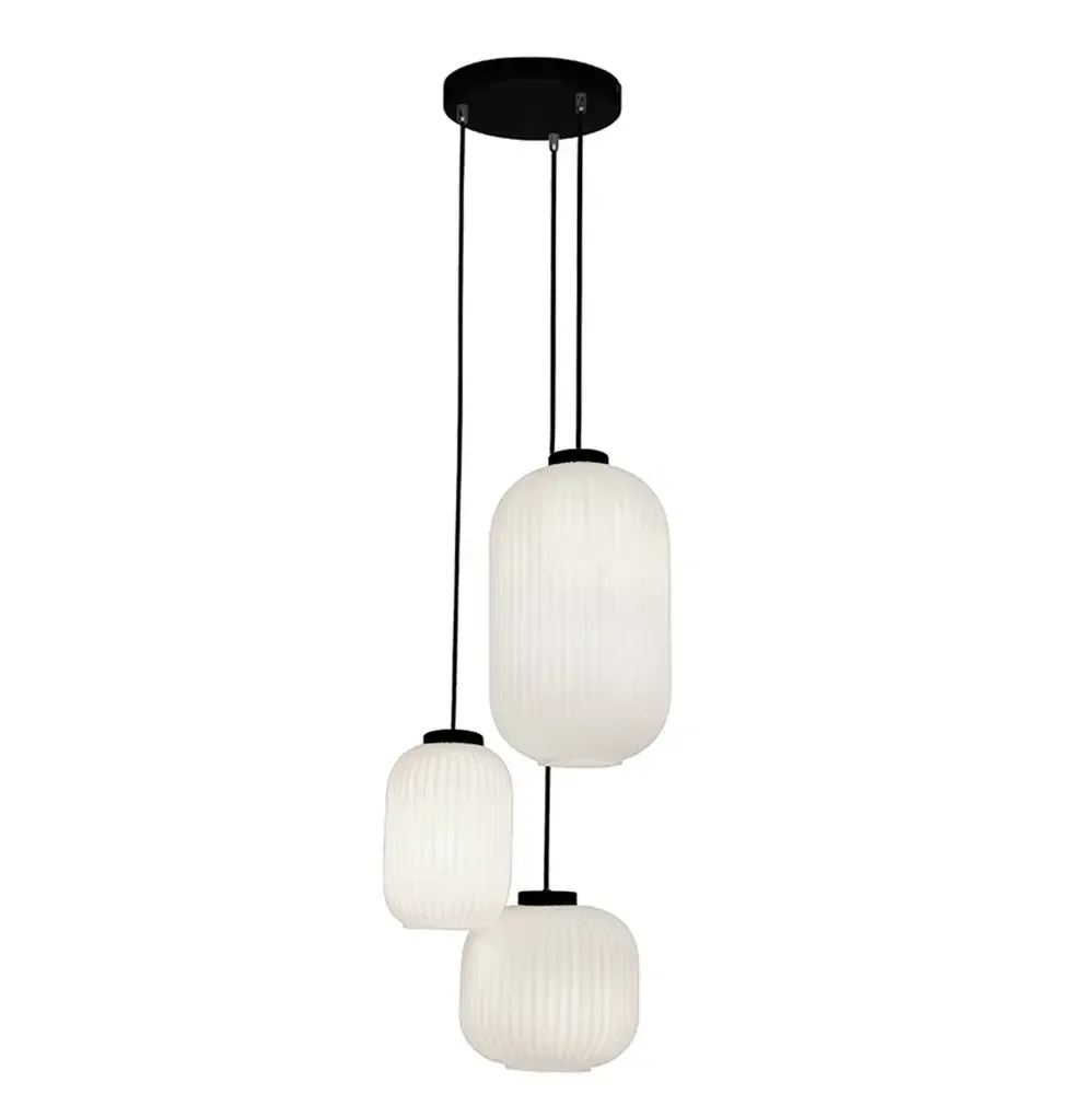 Chandelier Viokef ASTOR LED 70W OPAL BLACK 55*150cm 4257900