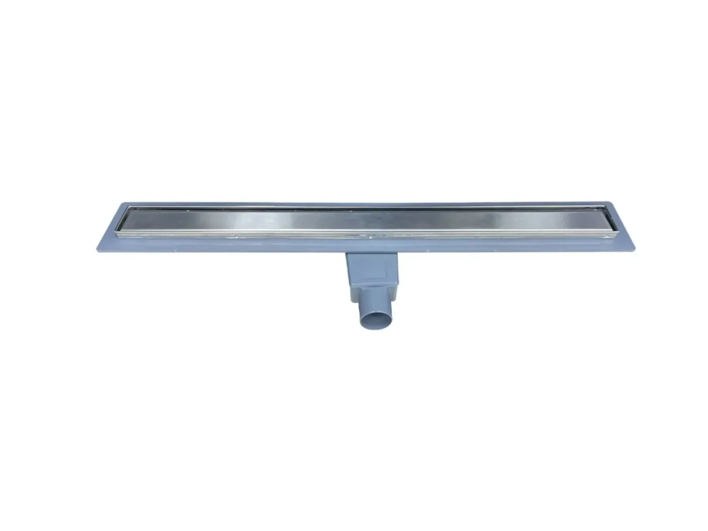 Long trap Metline stainless metal frame cover for tile wet insulating tape 80cm MTLD2-80-ECO-S