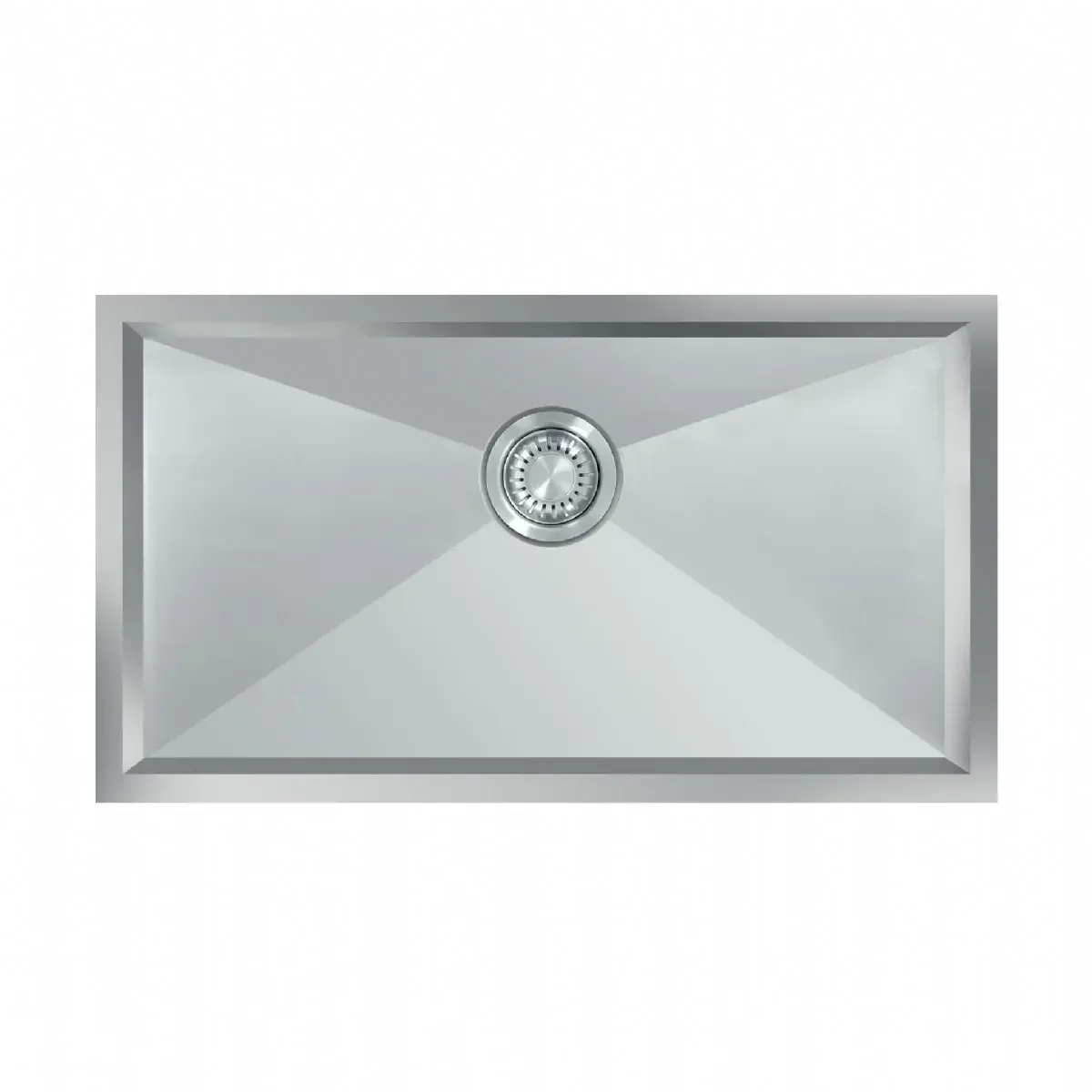 Kitchen sink Ukinox Zeroline Stainless steel 78.5*44cm undermount ZRL745.12K