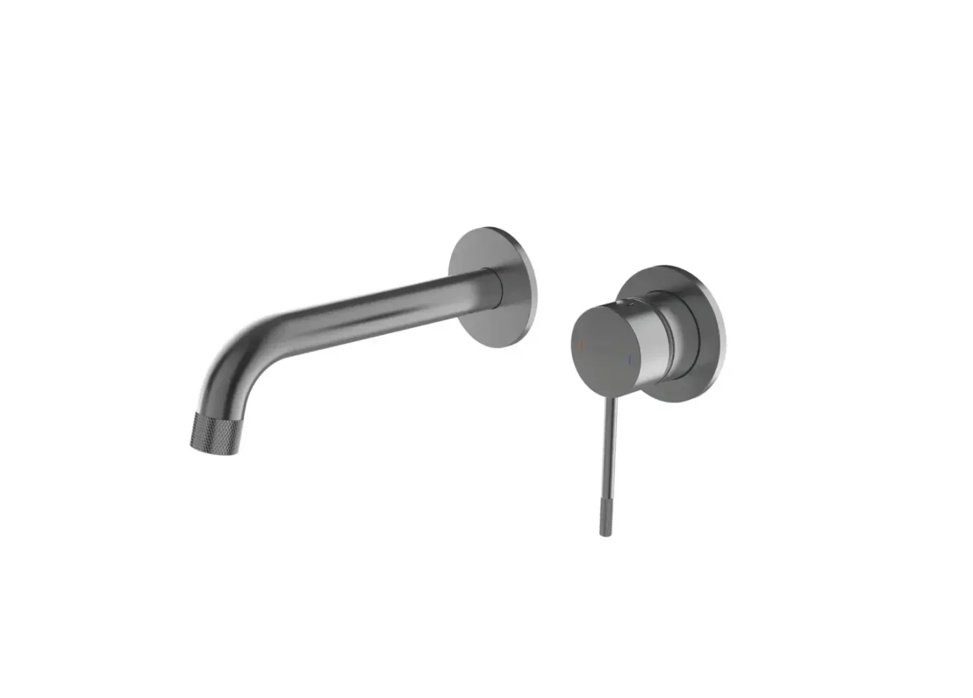 Gunon built-in basin mixer for 2-hole surface gan metal External part L-4392 Internal L-4332-5