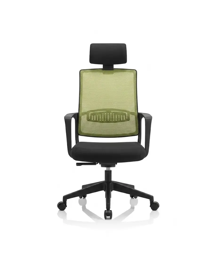 Office chair Hongqiao Green backrest Black seat cushion With casters CM-B206AS-1