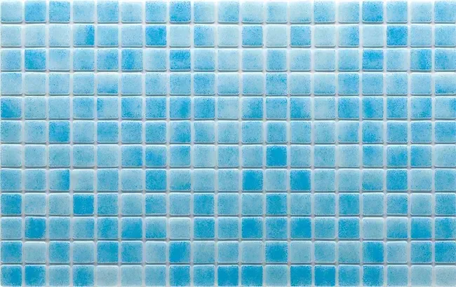 Pool tile glass mosaic SilyCord glossy blue mix 2.5*2.5*4.5mm EU.03.F