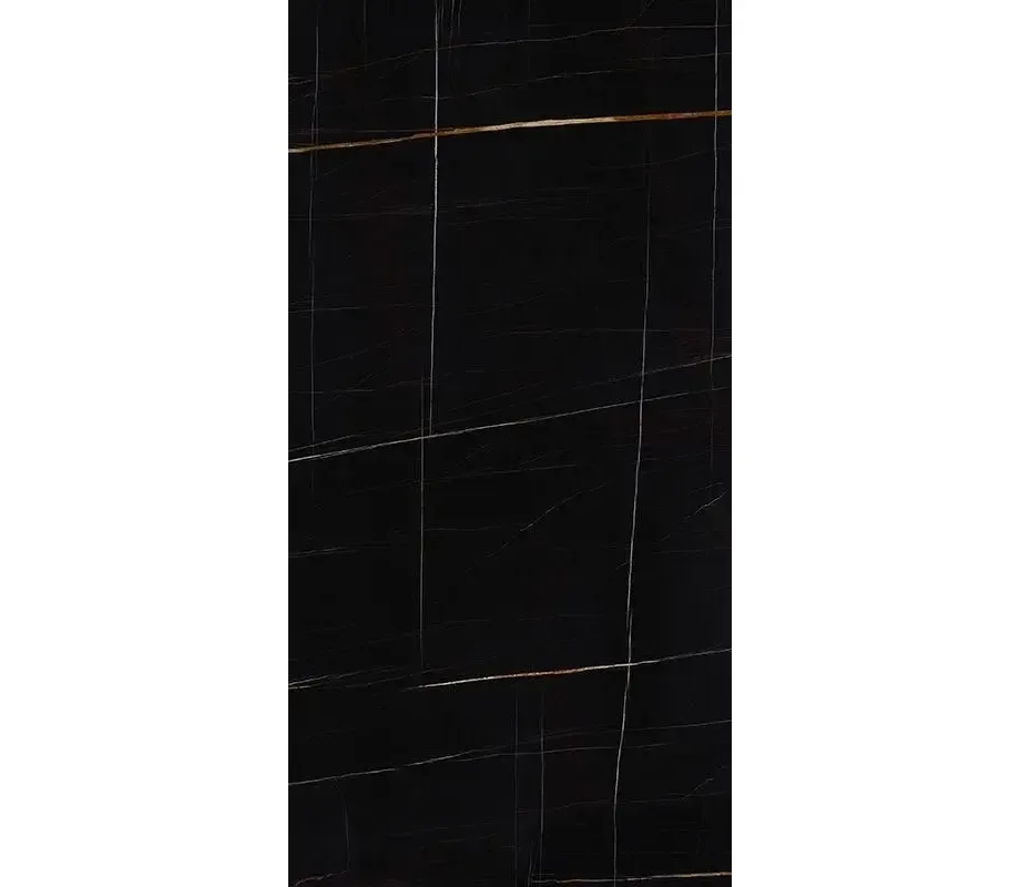 Large tiles Ascale Sahara Noir 12mm Glossy 320*160cm sq.m.   ASC-SAHNOIR-12P