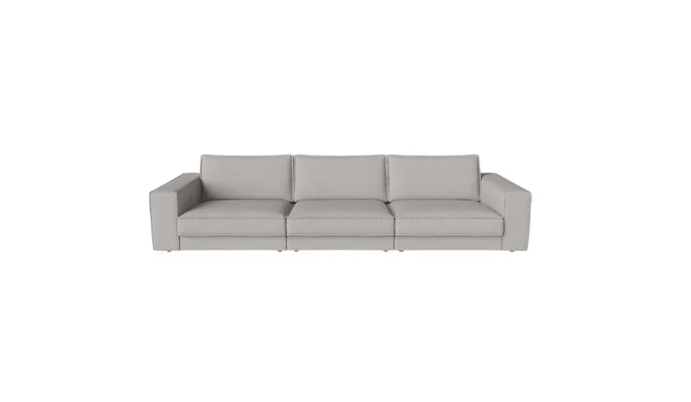 Диван для гостиной Bolia Noora, материал SOIL COOL GREY, ножки из дуба. 01-068-50_00543