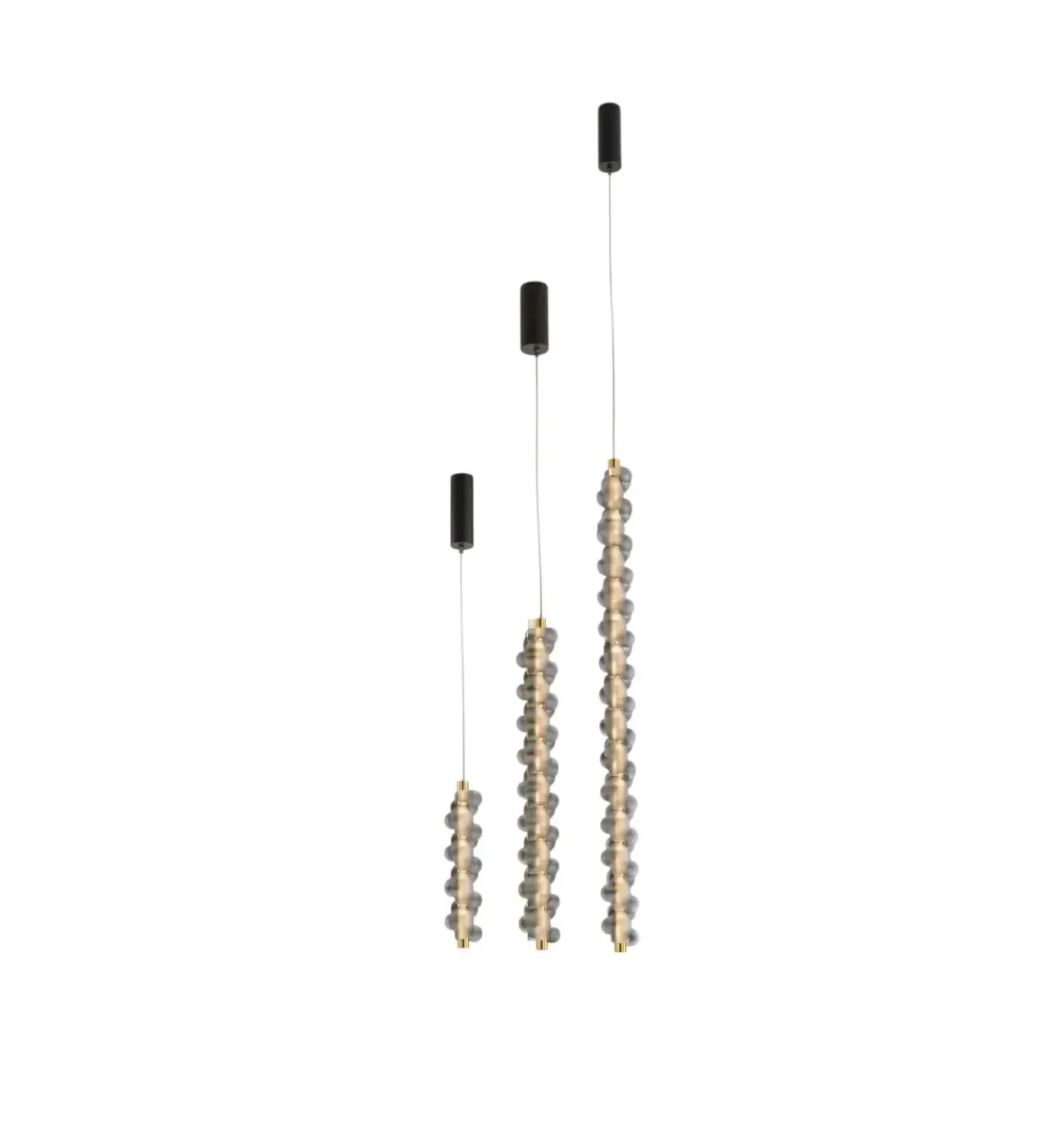 Chandelier Juncan Curvy Acrylic Metal D11*H30cm MD8009-H30