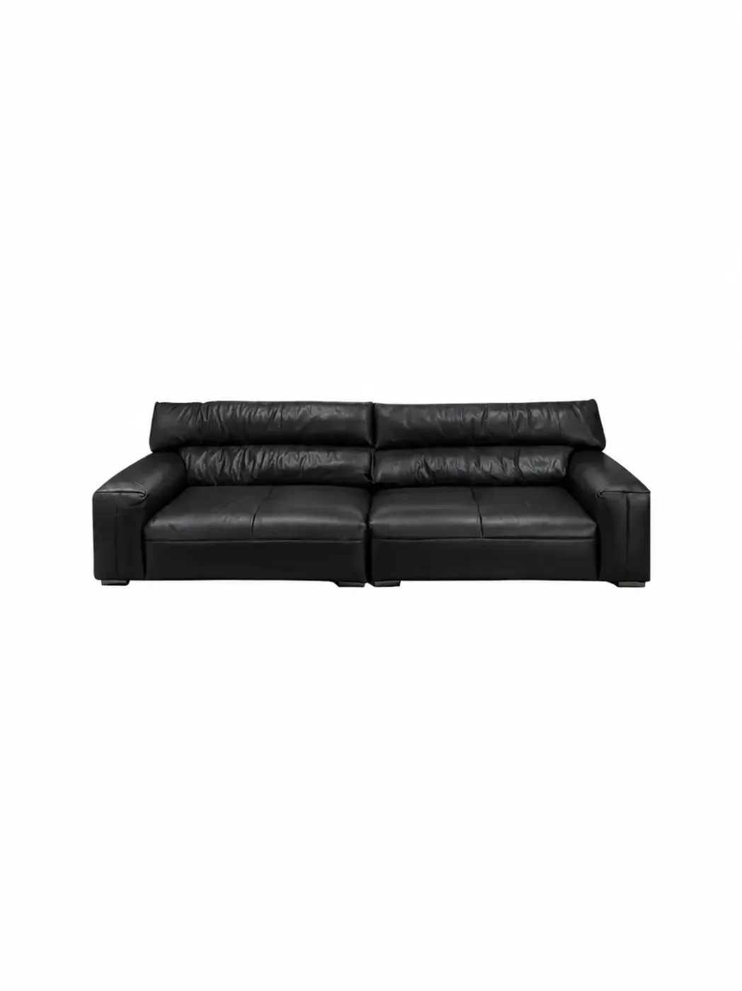 Диван для гостиной Kimhome Черный Кожа 306*106*85 см Q8200