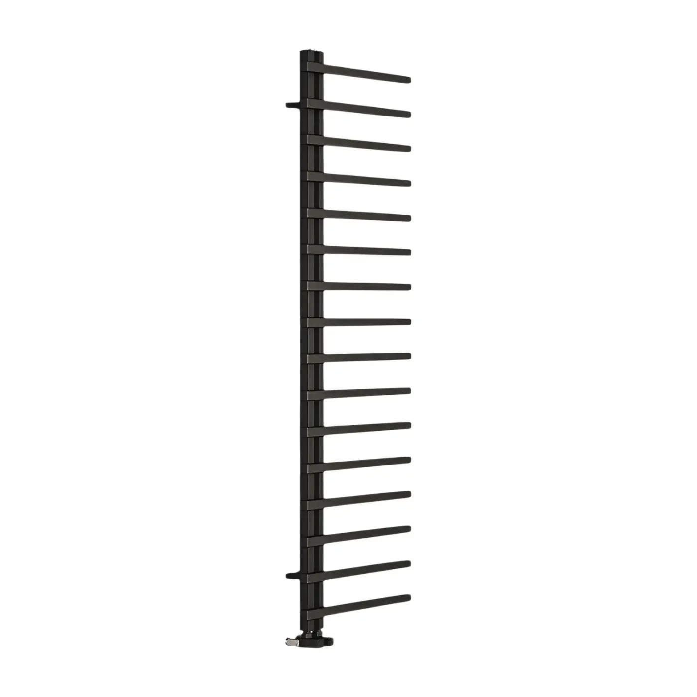 Radiator Carisa TERRA L with 12 sections aluminum black 120*50cm TRL1200050012