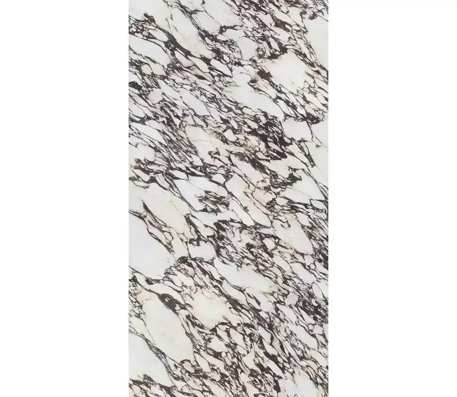 Крупноформатная плитка Infinity Calacatta Viola глянцевая 160см*320см*6мм кв.м. MB22-LUC