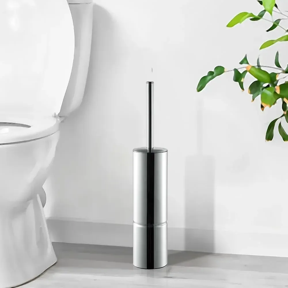 Toilet Brush Empolo Floor Stand or Wall Mount Polished M1010