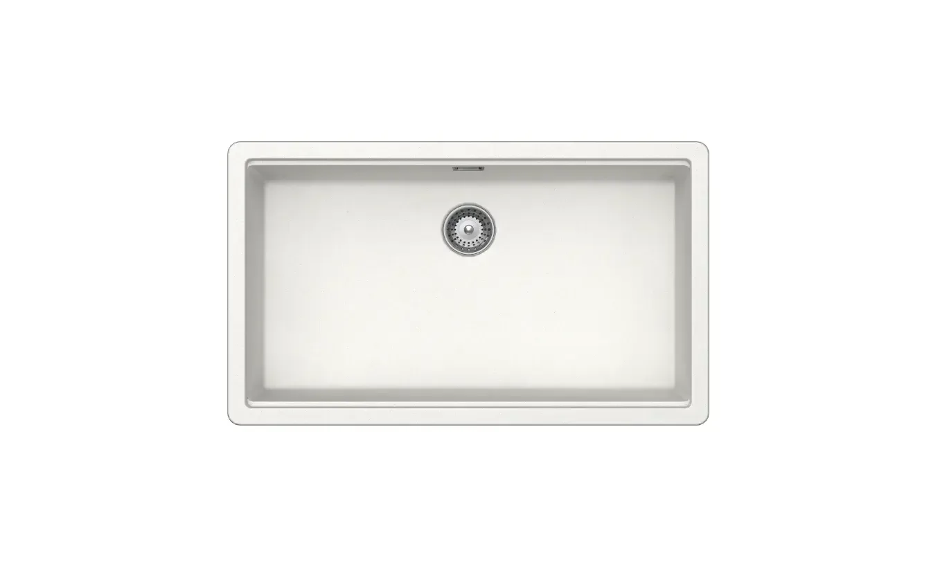 Kitchen sink Shock BROOKLYN N-100XL Composite Quartz CRL Single Overmount ALPINA 75*45.5cm BYKN100XL007DEUE6101
