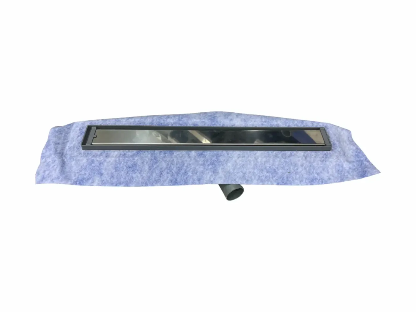 Long trap Metline stainless metal frame cover for tile wet insulating tape 60cm MTLD2-60-ECO-S