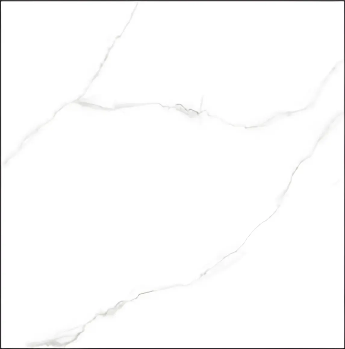 Floor and wall tiles Arezzo white with dark veins glossy 60*60 sq.m AR63113