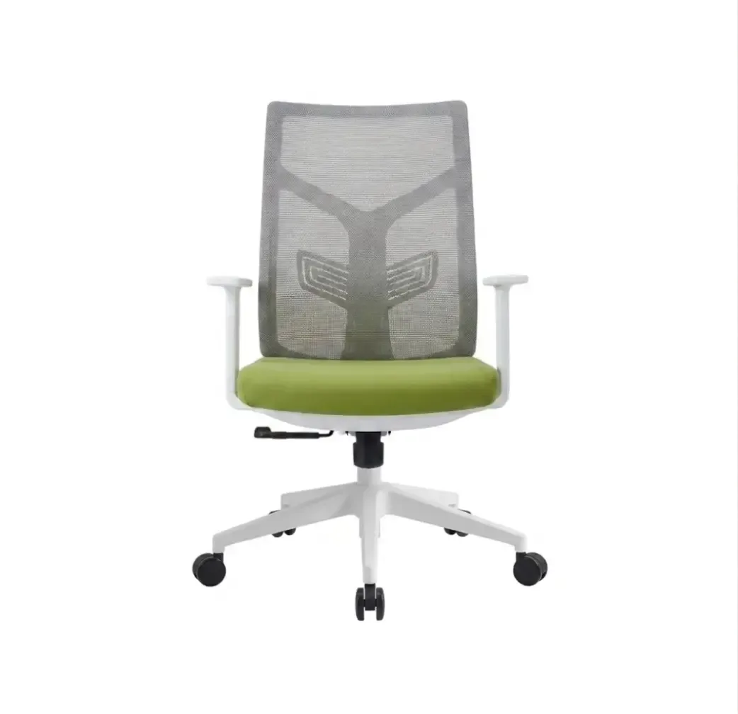 Office chair Gojo Orange OS-302 Plastic white frame High seat with mesh 60*63*96cm 602-1B