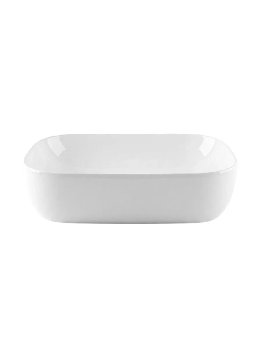Раковина для ванной комнаты  Maramori ART BASIN Прямоугольная Белая Глянцевая 610*400*165 MAR_2143-P