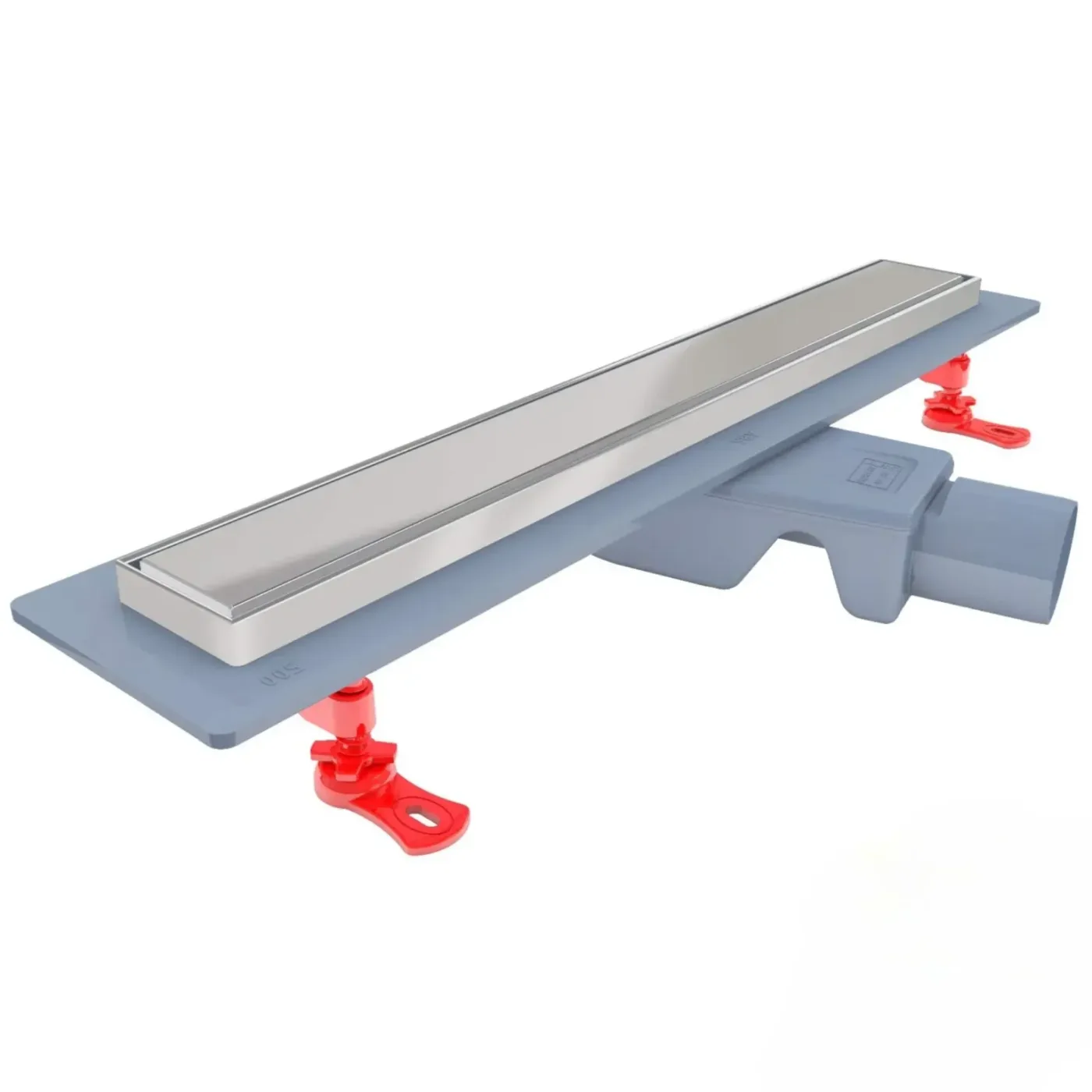 Long trap Valtemo cover for tile 360 moving outlet with wet dry metal frame 80cm VLD-566330