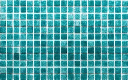 Pool tile glass mosaic SilyCord glossy turquoise mix 2.5*2.5*4.5mm EU.06.F