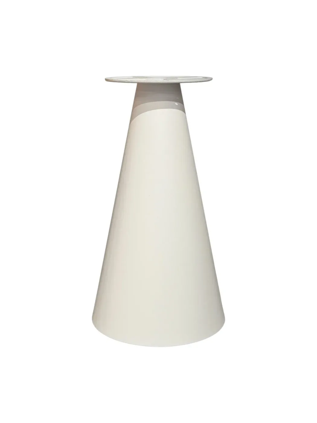 Kitchen table leg pedestal IKON metal white 40*71cm 865BI