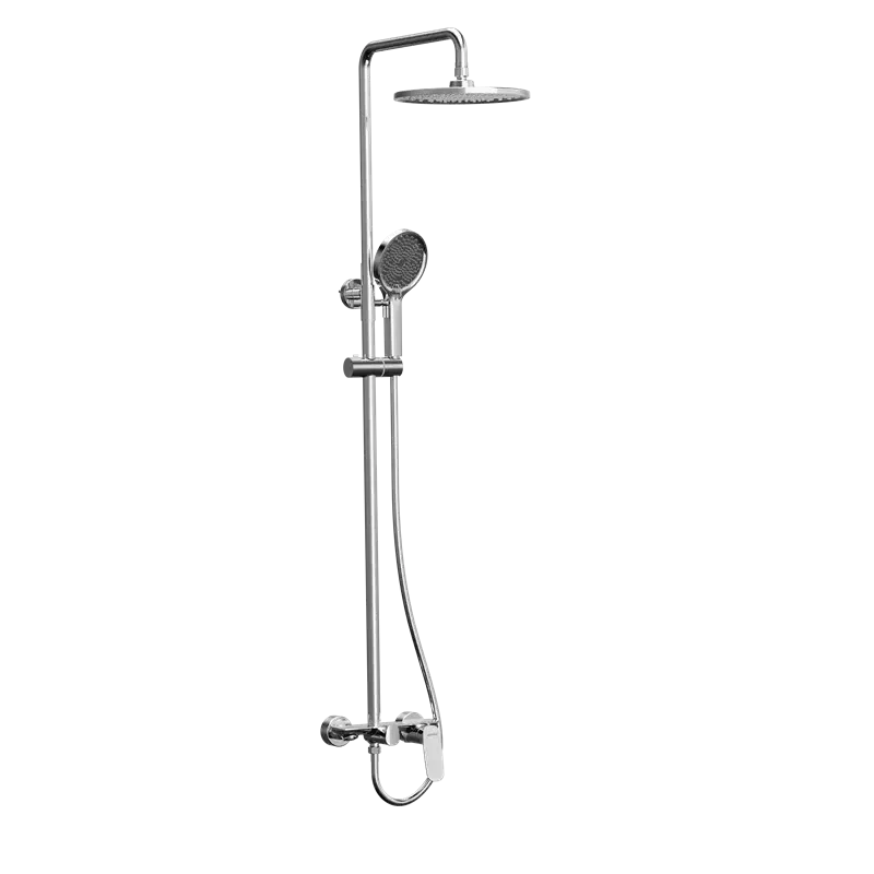 Shower system Empolo with shower head, hand shower, nozzle and mixer DAVA chrome M37 3601