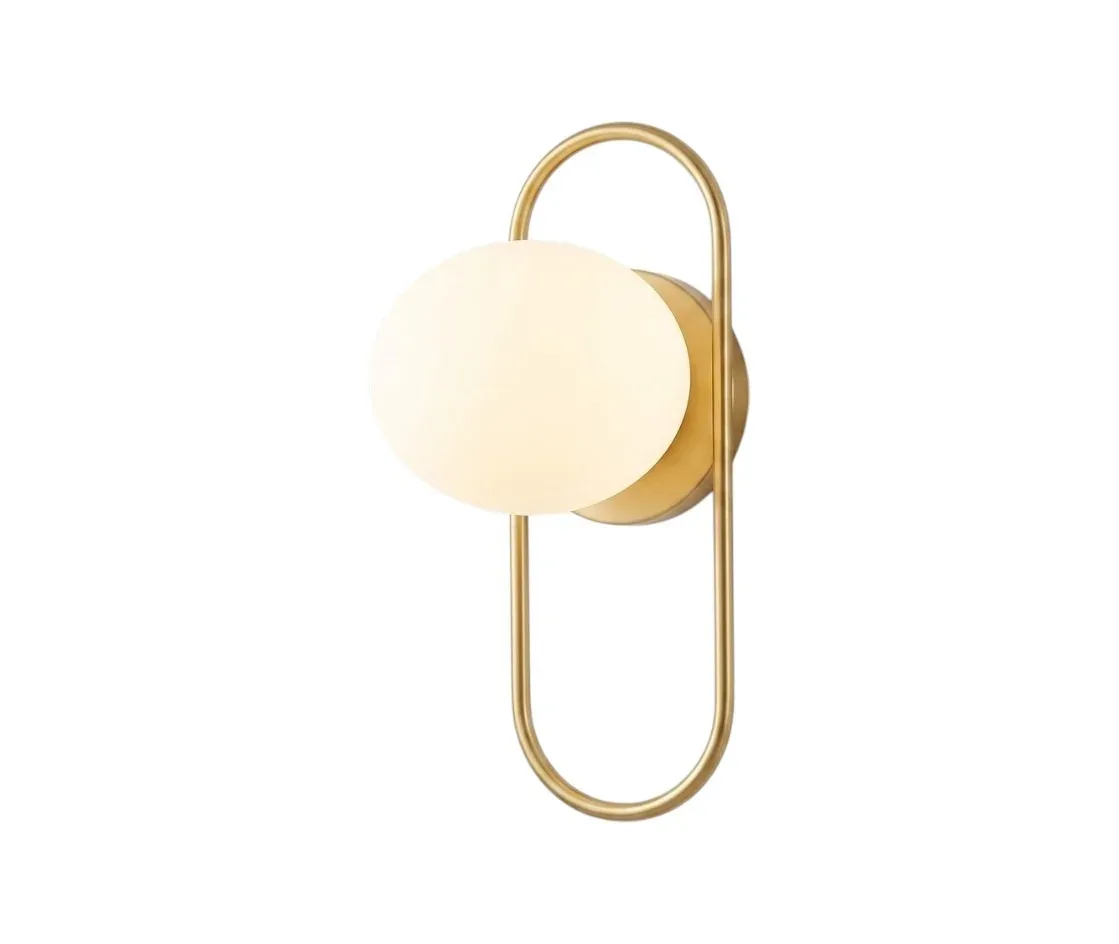 Настенный светильник Juncan золотистый металлический стеклянный G9 H24cm W2099BK