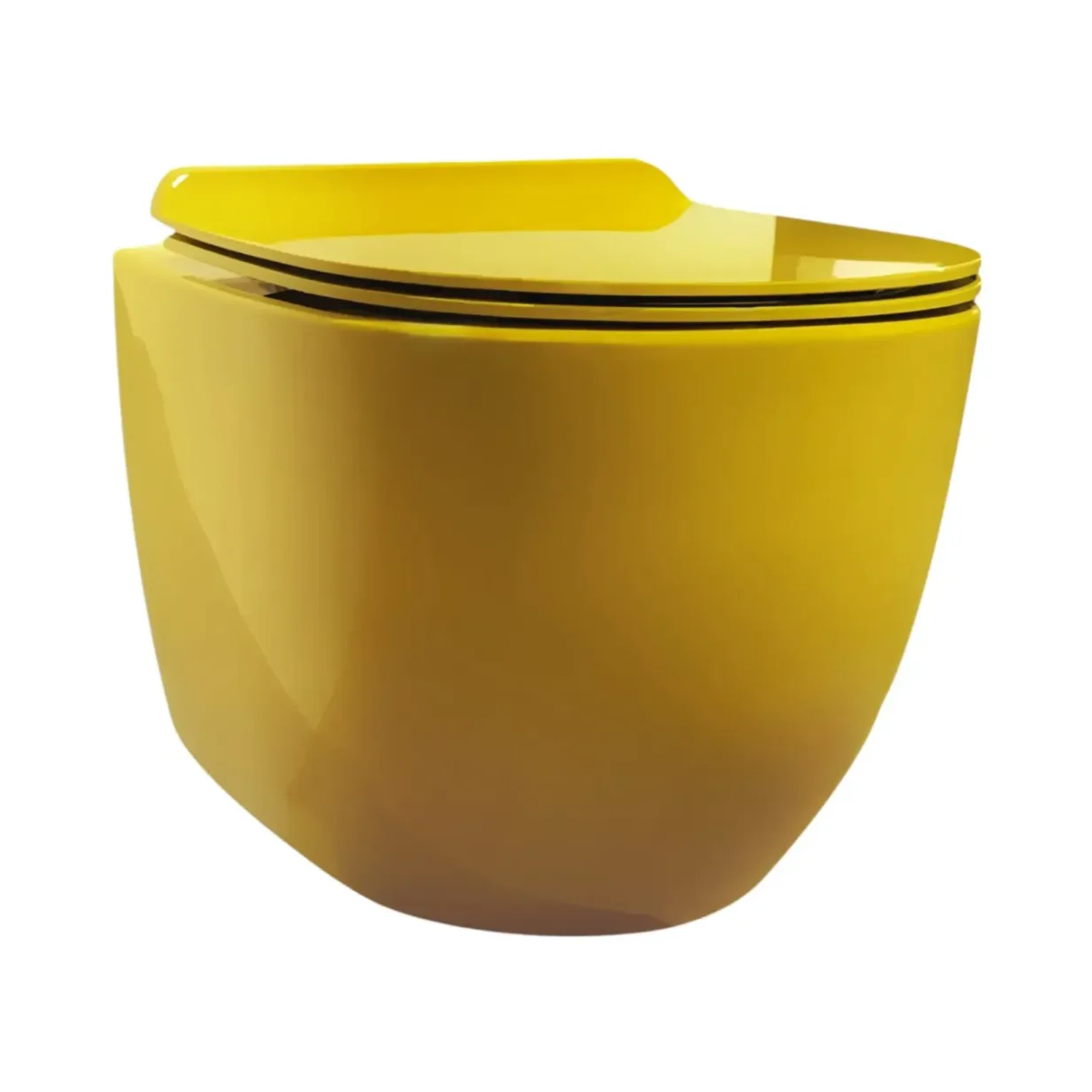 Wall mounted toilet Simas Vignoni Narciso with mounting kit glossy 56cm VI18&F85||NAR